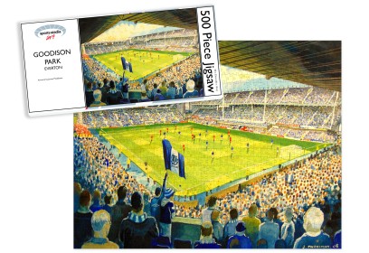 Goodison Park Stadium Fine Art Jigsaw Puzzle - Everton FC